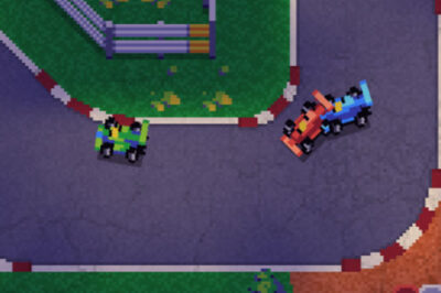 F1風レトロレースゲーム【タイニーレーシング】