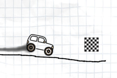 車を誘導する線引きゲーム【トレイルライダー(Trail Rider)】