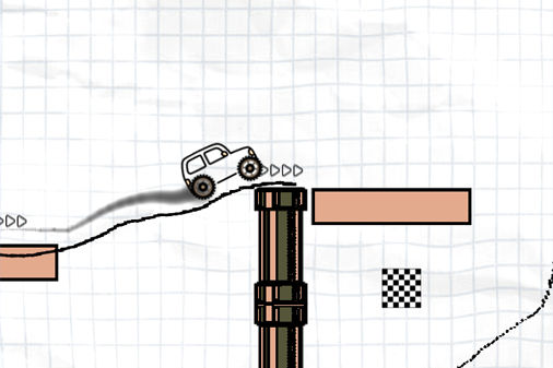 トレイルライダーのゲーム画面