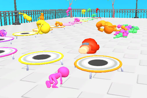 トランポリン・タイクーンのゲーム画面
