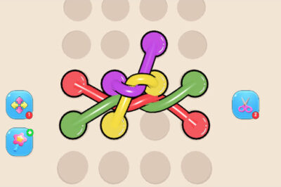 絡まったロープを解くパズルゲーム【ツイストロープ3D】