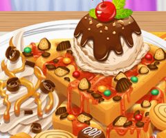 ワッフルケーキを作る調理ゲーム Yummy Waffle Ice Cream 食べ物ゲーム 無料ゲーム探索隊 Pc